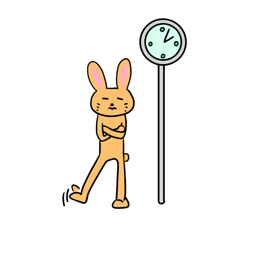 待ちぼうけのうさぎ