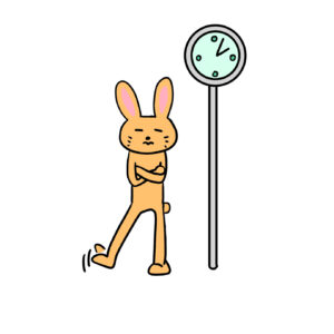 待ちぼうけのうさぎ